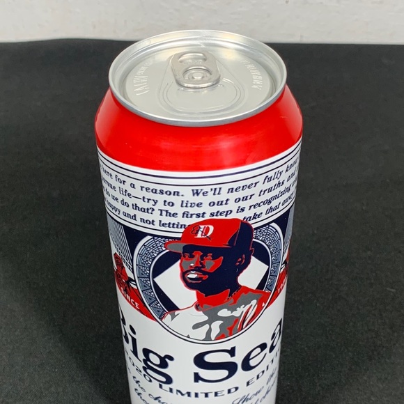 Big Sean 2020 Limited Edition Detroit 2 x Budweiser Empty Can w/ Poster - Picture 4 of 11